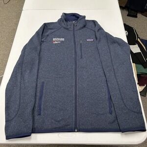 Patagonia Better Sweater Jacket Mens Large Blue Full Zip Fleece Saint Barnabas